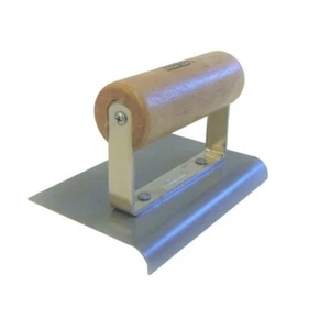 6" x 4" Edging Trowel with Hardwood Handle, TRWE-06 - Picture 1 of 1