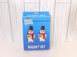 Vintage 1990 Frosty the Snowman Magnet Set Licensed Warner/Chappell Original Box - Picture 1 of 12