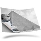 1 x Vinyl Sticker A2 - BW - Ancient Sphinx Pyramids Egypt #35054