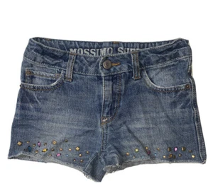Preowned- Mossimo Supply Cut Off Denim Shorts Girls (Size M/7-8) - Picture 1 of 7