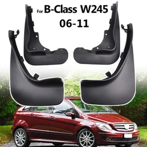 Set Mud Flaps For Mercedes Benz B-Class 2006 -2011 W245 Splash Guards B180 B200 - Imagen 1 de 8