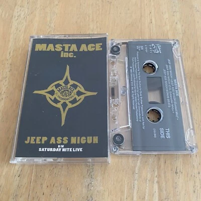 Masta Ace Inc. - Jeep Ass Niguh/Saturday Nite Live Kassettenband selten USA - Bild 1 von 3