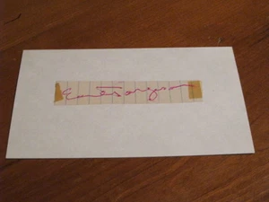 Earl Torgeson Autographed Index Card PSA CERTIFIED - Picture 1 of 2