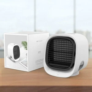 Mini Desktop Air Conditioner Air Cooler Fan USB Water Cooling Fan Humidifier Fan - Picture 1 of 9
