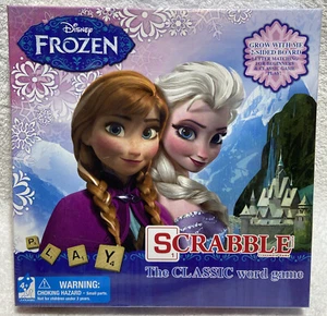 Disney FROZEN Scrabble CrossWord Board Game Double Sided Board New & Sealed 2014 - Picture 1 of 3