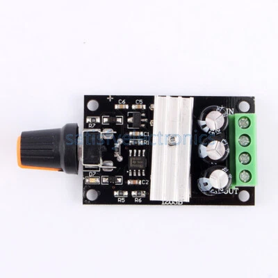 1/2/5 Stück PWM DC 3A 6V 12V 24V 28V Motordrehzahlregler Schalter Controller NEU - Bild 1 von 4