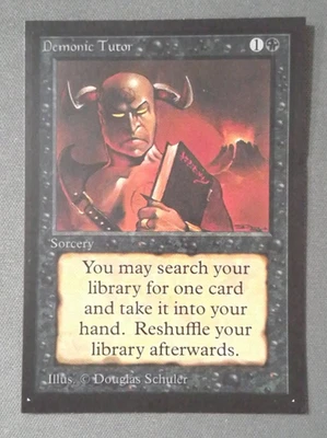 Demonic Tutor x (1) MTG - Collectors' Edition (CE) - LP/MP+ - Image 1 of 2