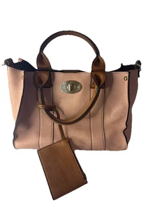 Used Fashion 3-in-1 Boxy Satchel WU061 ROSE PINK Very Good Condition Free Shipp. - Picture 1 of 13
