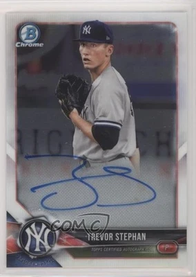 2018 Bowman Chrome Prospect Auto Trevor Stephan #BCPA-TS Auto - Image 1 of 2