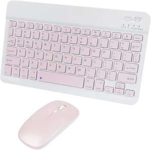 Bluetooth Wireless Keyboard and Mouse Combo,Ultra-Slim Ergonomic Small Rechargea - Afbeelding 1 van 8