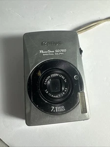 Canon PowerShot SD750 Digital ELPH 7.1 MP Used PARTS ASIS Untested (2) - Picture 1 of 4