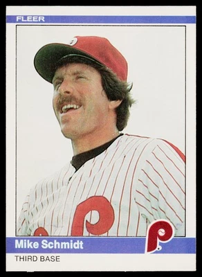 1984 Fleer #48 Mike Schmidt - Poor — 第 1/2 张图片
