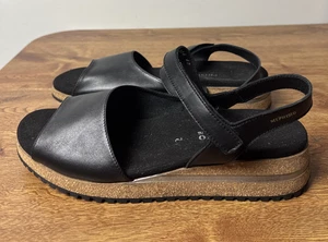 Mephisto Joy - schwarze Leder - Damen Sandale Größe EU 42 M US 12 Medium " - Bild 1 von 8