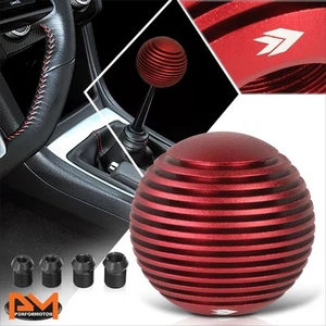 NRG SK-703RD Aluminio 50mm Diámetro Disipador de Calor Bola Cambio Perilla con 4 Adaptadores Rojo - Imagen 1 de 5