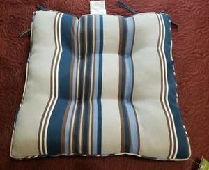 Cojín de asiento de patio resistente a la intemperie 19 "x 19" de Sonoma Outdoor - azul - Imagen 1 de 2