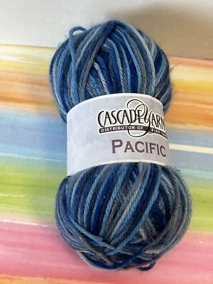 one new skein Cascade Yarns Pacific yarn color 524 Little Boy Blue - Image 1 of 3