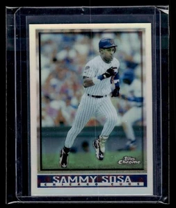 1998 Topps Chrome Refractor #307 Sammy Sosa Cubs - Picture 1 of 2