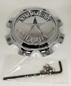 AFX309 American Force Chrome 8 Lug 165.1 170 180 Short 1" Wheel Center Cap New - Picture 1 of 6