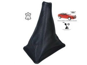 Ghetta leva cambio per Toyota Celica MK4 tipo T160 1985-1989 pelle nera - Foto 1 di 6