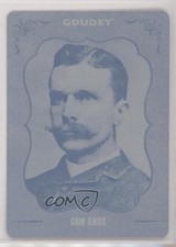 2022 Upper Deck Goudey Wild West Weekly Printing Plate Cyan 1/1 Sam Bass 0up7