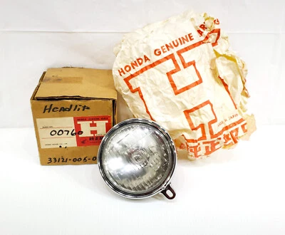 Genuine Honda 1962-69 CA102 Honda 50 OEM Headlight Assy 33121-005-000 *Other* - Imagem 1 de 4