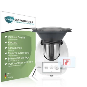 Slabo Panzerschutzfolie für Vorwerk Thermomix TM6 (2er Set) KLAR "Shockproof" - Bild 1 von 6