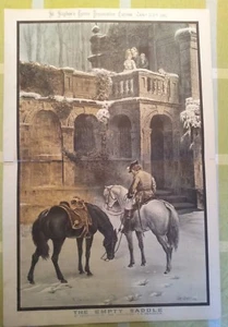 Caricatura satírica de San Esteban 1887 LA SILLA VACÍA - BRITANNIA Y SALISBURY - Imagen 1 de 1