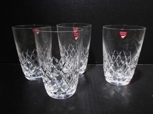 "Vasos de bar vintage Orrefors Crystal Sweden Karolina 4-4,5"" Highball" - Imagen 1 de 7