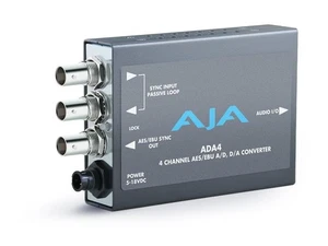 AJA ADA4 4-Channel Bi-Directional Audio A/D & D/A Converter or AES Synchronizer - Picture 1 of 1
