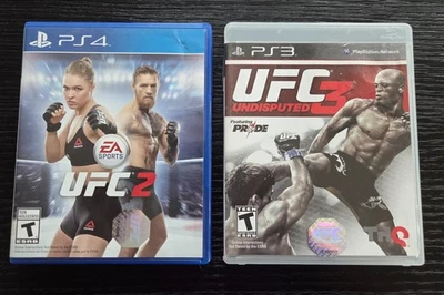 Paquete UFC Undisputed 3 (PS3) y UFC 2 (PS4) - Sony PlayStation 3 y 4 - Probado Foto 1 de 3