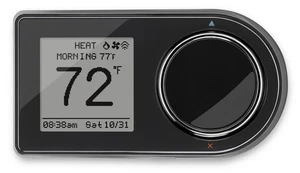 Lux Products GEO-BL Wi-Fi Thermostat, Black - Picture 1 of 6