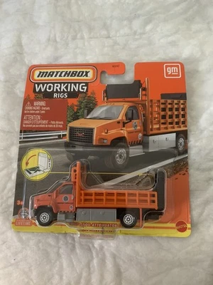 NIP Matchbox 2024 Working Rigs GMC 3500 Attenuator Truck - Image 1 of 4