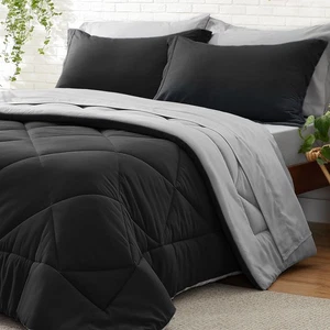 BEDELITE Queen Comforter Set 7 Pieces Bed in A Bag - Soft Microfiber Reversib... - Picture 1 of 8