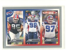 2005 Topps Total Silver #374 Sam Adams/Ron Edwards/Justin Bannan Buffalo Bills