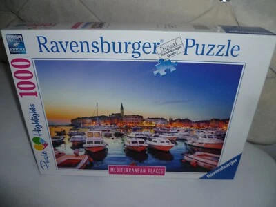 Rompecabezas Ravensburger calidad original, 1000 piezas la escena es Mediterránea Pla Foto 1 de 4