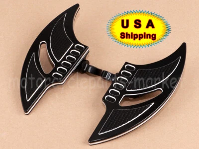 Tableros de piso de motocicleta estriberas reposapiés estribo para Harley Sportster Dyna Foto 1 de 4