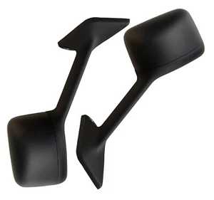 QSC Black Hood Mirror Left Right Side Pair for International LT LT625 Trucks - Picture 1 of 5