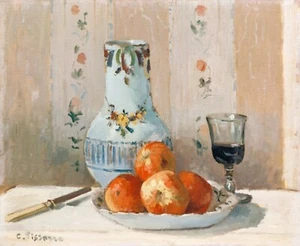 10124.Decor Poster.Room wall art design.Camille Pissarro painting.Apples.Pitcher - Picture 1 of 1