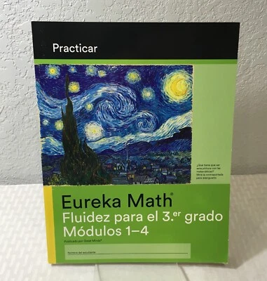 EUREKA MATH / SPANISH LANGUAGE STUDENT WORKBOOK / GRADE 3 PRACTICE MODULE 1 - 4 - Image 1 of 3