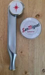 San Miguel Zapfhahngriff mit Abzeichen, Hausbar Männerhöhle - Bild 1 von 2