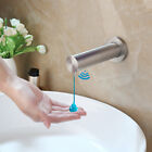500ML Wall Mount Bathroom Sink Brushed Automatic Sensor Soap Dispenser Tap 