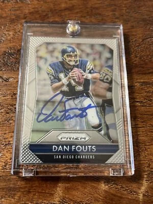Dan Fouts Signed Prizm Football Card Psa Dna Coa Autographed San Diego Chargers - Image 1 of 4