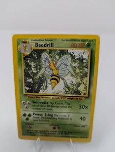 Beedrill - Base Set Unlimited 17/102 Vintage Rare Pokemon Card NM - Picture 1 of 1