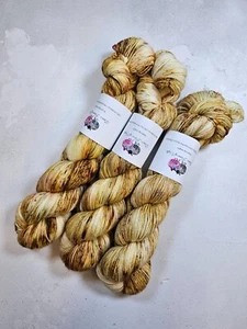 Sw Merino Alpaka Nylon Garn, 4-ply, Griffweise Gewicht, 100 G, Crème Brûlée - Bild 1 von 8