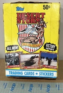 Topps - 1991 Desert Storm Victory Series Box - 36 Packs - Collectible - New!!! - Picture 1 of 4