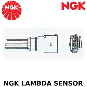 NGK Lambda Sensor (Oxygen O2) - 4 Wires - Stk No: 95116, Part No: OZA510-AU10 - Imagen 1 de 1