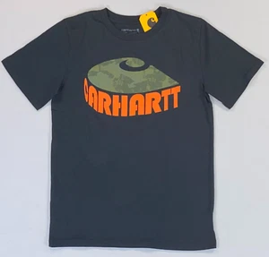 Boy's Carhartt Short Sleeve Camo Cotton T-Shirt NEW - Picture 1 of 1