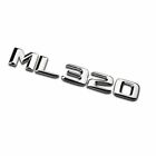 Chrome ABS Number Letters Trunk Emblem Sticker for Mercedes Benz W166 W164 ML320 Mercedes-Benz ML