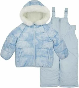 Osh Kosh B'gosh Girls Cloud Blue 2pc Snowsuit Size 2T 3T 4T 4 5/6 6X - Picture 1 of 1