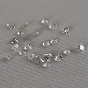 100 Pcs Loose Round Cut Diamond Lot 5 Ct 2.25 mm VVS1/VVS2 JK  For Ring Making - Picture 1 of 12
